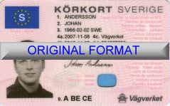SVERIGE kr|kort  ORIGINAL FORMAT, DESIGN SPECIFICATIONS, NOVELTY SECURITY CARD PROFILES, IDENTITY, NEW SOFTWARE ID SOFTWARE