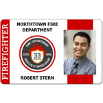 fake fire department id crd