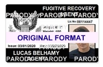 fugivie recovery agent id card
